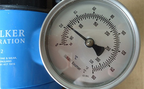 WALKER压缩空气加热器的温度表