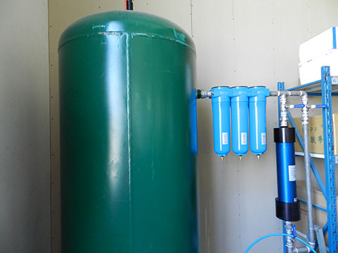空压机后处理之储气罐、过滤器、渗膜式干燥器