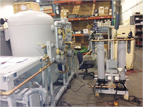 SR模块化吸附式干燥机的干燥模块集成到压缩空气系统中