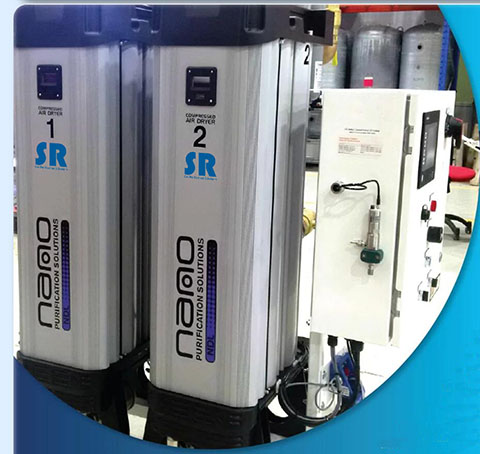 应用于包装工艺的压缩空气干燥的SR模块化吸附式干燥机可以组合使用