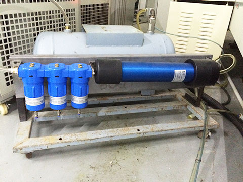 SR CMD渗膜式干燥器集成在移动式空压机上